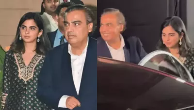  Isha Ambani Embodies Pure Grace In Emerald Green 'Kurta' Set Worth Rs. 32,500 At DAIS' Annual Day   