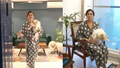 Mona Singh's 4BHK Apartment In Mumbai: Cosy Corner With View, Minimal Decor, Dressing Space And More