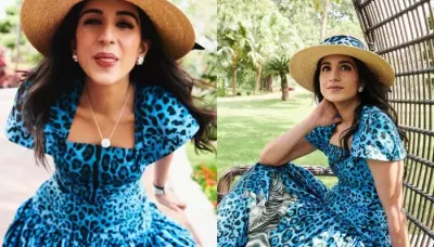  Radhika Merchant Stunned In A Custom Dolce And Gabbana Leopard Printed Outfit For Wildlife Safari   