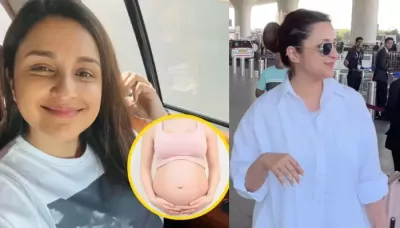  Parineeti Chopra Is Pregnant? Her Latest Oversized Shirt Look Sparks Pregnancy Murmurs   