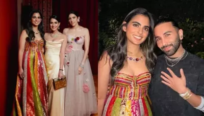 Isha Ambani's Vibrant Custom-Made Banarasi Gown For Holi Bash Took 100 Hours To Be Made