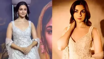 Alia Bhatt's Dusty Pink Pearl 'Sharara' Set For 'Heeramandi's Preview Night Was Worth Rs. 1.32 Lakh