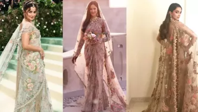 Alia Bhatt, Deepika Padukone Or Katrina Kaif, Who Wore The Floral Sabyasachi Saree Better?