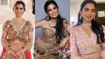 Met Gala 2024: Isha Ambani Repeats Her Lotus 'Haathpochas' And Floral Choker, Adds Charm To 3D Dress