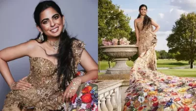 Met Gala 2024: Isha Ambani's 3D Saree-Gown Took 10,000 Hours To Be Made, She Styles It With A Corset