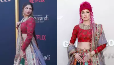  Heeramandi Actress Sharmin Segal Or American Singer Halsey, Who Wore The Sabyasachi Lehenga Better?   