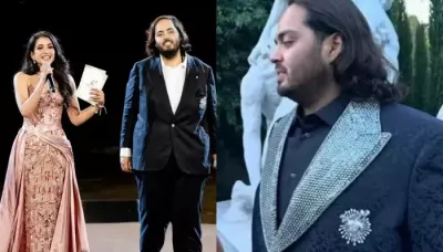 Anant Ambani Re-Wore His Heart-Shaped Diamond Brooch At Cruise Bash From His 1st Pre-Wedding Soiree