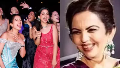  Isha Ambani Wore Similar Emerald Earrings To What Mom, Nita Ambani Donned At Anant's 1st Pre-Wedding   