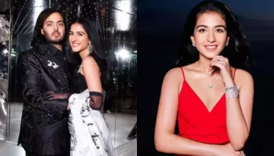  Radhika Merchant Redefines Elegance In A Rs. 5.43 Lakh Balmain Long Pleated Gown With 3D Rose Detail   