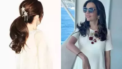 Nita Ambani's Crystal-Encrusted Earrings Which She Used As Hair Pins Cost Just A Few Thousands