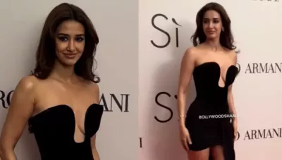 Disha Patani Turns Up The Heat In A Sultry Corset Top Paired With Asymmetrical Skirt Worth Rs. 68K