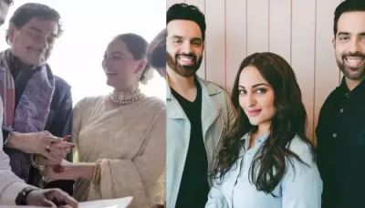  Sonakshi Sinha's Brothers, Luv And Kussh Skipped Her Wedding? Duo Was Missing From The Family Pic   