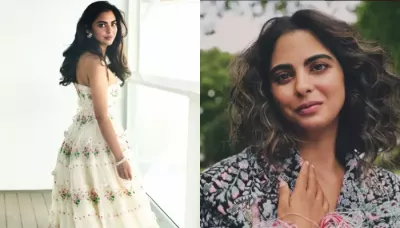  Isha Ambani Turns Heads In Floral Couture: From Richard Quinn Gown To Louis Vuitton Jacket, And More   
