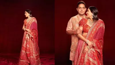 Shloka Mehta Stuns In Pink 'Bandhani' Lehenga, But Her Diamond Set Steals Limelight At 'Mameru' Bash