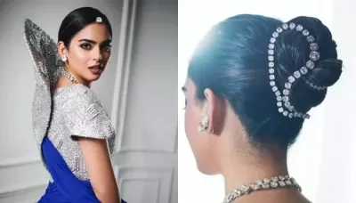  Isha Ambani Amps Up Her Style Game, Adorns Her Bun With Iconic Diamond Hair Accessory Worth Millions   