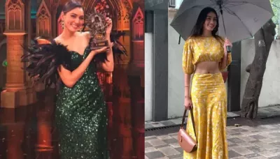  'Bigg Boss OTT 3' Winner, Sana Makbul Slips Into Yellow Co-Ord Set, Flaunts Bag Worth Rs. 1.4 Lakhs   