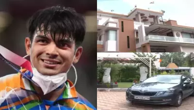  Sneak Peek Into Neeraj Chopra's Huge Abode In Panipat: Multiple Luxurious Cars In The Garage To More   