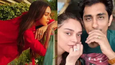 Aditi Rao Hydari's Dual Diamond Engagement Ring Has A Cute Name And Beautiful Romantic Significance