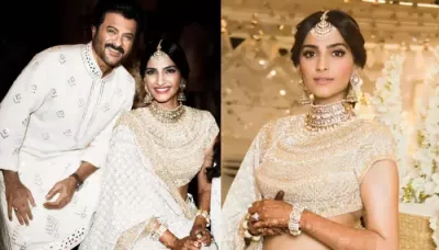 Sonam Kapoor's Pristine White 'Chikankari' Lehenga For 'Mehendi' Took More Than A Year To Prepare