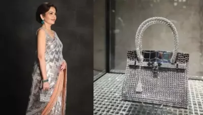 Nita Ambani Carries World's Most Expensive Bag Worth Rs. 15 Crores, Crafted From 18k White Gold   