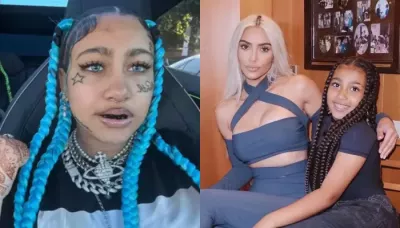 After Kanye's Fury, Kim Kardashian Reacts To Daughter, North's Fake Tattoo And Piercings 'This Is..'