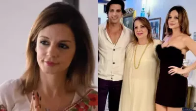  Zarine Khan's Prayer Meet, Sussanne Khan Dresses In A Saree With Red Flower For Mom's Final Rites   