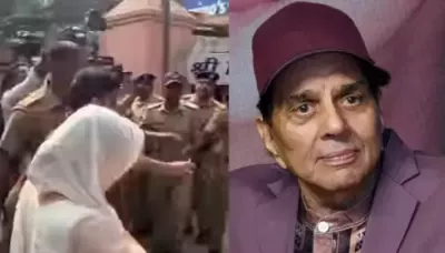  Dharmendra Passed Away At 89, Glimpses Of Grieving Wife, Hema Malini, Daughter, Esha Deol Surface   