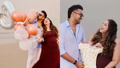  Shreyas Puranik Shares Pregnancy News With Followers, Kisses Aishwariya Bhandari's Baby Bump   