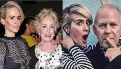  Sarah Paulson Receives A Star On Hollywood Walk Of Fame, Holland Taylor, 82, Sings Partner's Praises   