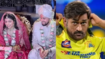  Bride Reads Groom's Dhoni CSK Match Contract Before Pheras, Viral Video Takes Internet By Storm   