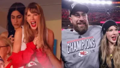  Is Taylor Swift At The Chiefs Game? Popstar Spotted With Kylie Kelce, Cheering For Fiance, Travis   
