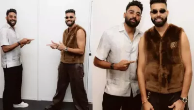  AP Dhillon Gives Mohammad Siraj A Shoutout During Pune Concert, Fans Comment, 'Bichda Hua Bhai...'   