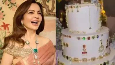 Nita Ambani's Unique Three Tier Cake For 62nd Birthday, Adorned With Jewels And Gemstones