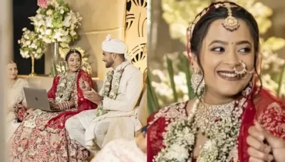 Bride Gets Scolded By Parents For Taking Work Call Right In The Middle Of 'Mandap', 'Try Sitting..'   