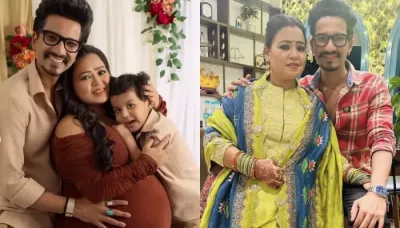  Haarsh Limbachiyaa Gets Emotional As He Holds Kaju For The First Time, Calls Him 'My Christmas Gift'   