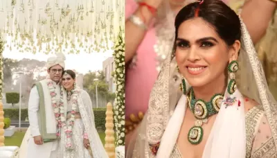  Bride Breaks Fashion Barriers By Wearing WHITE For Wedding, Accentuated By Pink Chooda, Green Jewels   
