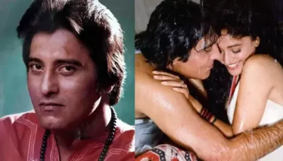  Vinod Khanna Lost Control During An Intimate Scene With Madhuri Dixit, Forcefully Kissed And Bit Her   