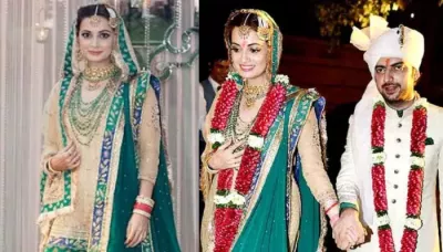  Dia Mirza Auctioned Her Bridal Dress, Green Gharara From First Wedding With Sahil Sangha, Here’s Why   