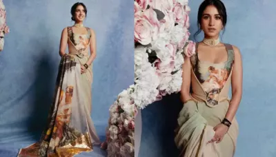  Radhika Merchant, 'Choti Bahu' Of Ambani Family, Styles A 35-Year-Old Corset With 'Chanderi' Saree   