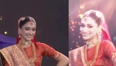  Miss World 2025: Nandini Gupta DAZZLED In Gaurang Shah's 'Jamdani' Weaves During Opening Ceremony   