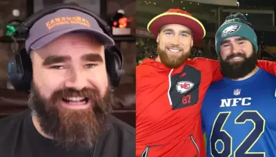  Meet Jason Kelce, Travis Kelce's Brother, Ex-NFL Star, Preschool Rebel, Tinder Love Story, Dad Of 4   