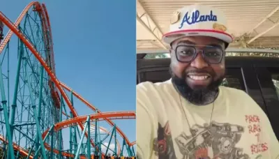  Six Flags Reopens Goliath Roller Coaster In California Days After Tragic Death Of A Father Of Two   