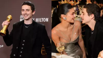  Timothee Chalamet Thanks Partner, Kylie Jenner For His Win At Golden Globes, Says, 'I Love You..'   
