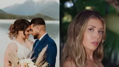  Karan Aujla's Wife Palak Shares Unseen Pic Of Kissing The Singer Amid Infidelity Claims By Secret GF   