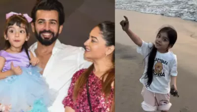 Jay Bhanushali And His Daughter Tara Enjoy At The Beach Together After His Divorce From Mahhi Vij