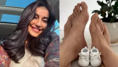 Surbhi Jyoti Of 'Qubool Hai' Fame Announces First Pregnancy With Sumit Suri, Shares Baby Sneakers