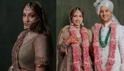 Mukesh Ambani's Nephew Vikram's Bride Shweana Wore No Fabric, Molten Metal Lehenga Worth Rs. 1 Crore