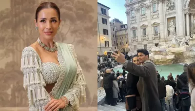 Is 52-Year-Old Malaika Arora Vacationing With 33-YO Rumoured BF, Harsh Mehta In Rome? Pic Goes Viral