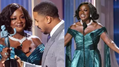 Viola Davis' Jaw Dropping Reaction While Announcing Michael B Jordan's Win At SAG-AFTRA Awards
