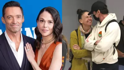  Are Hugh Jackman And Sutton Foster Engaged? The Couple Sparks Buzz With Their Appearance At LAX   